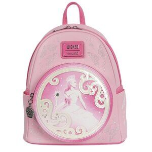Share Loungefly Wicked Glinda Mini Backpack Entertainment Earth Exclusive NWT